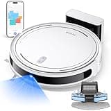 Robot Vacuum and Mop, 3-in-1 Robotic Vacuum Cleaner with Schedule, 5000Pa Suction, LiDAR Navigation & Smart Mapping, 150 Mins Max, Ultra-Slim, App/Alexa Control for Pet Hair/Hard Floor/Low-pile Carpet