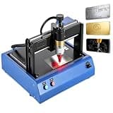 AOXHUGB Electric Metal Marking Machine - Dot Peen Engraving Tool for Steel Plates, 400W, Suitable for Metal Nameplate Tag Marking, Depth Range 0.05mm-1mm, Work Area 200mm x 150mm (200 * 150mm)