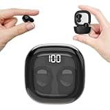 CNBRO Invisible Mini Sleep Earbuds Ear Buds for Side Sleepers Sleeping, Small Ears Canals Women Wireless Bluetooth Low Profile Smallest Disgused Tiny Micro Discreet Hidden Earbuds Headphones for Work