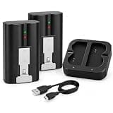 BolidTec 2-Pack 6040mAh Replacement Battery Charger for Ring Doorbell 2/3/3 Plus/4, Spotlight & Stick Up Cam
