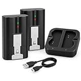 BolidTec 2-Pack 6040mAh Replacement Battery Charger for Ring Doorbell 2/3/3 Plus/4, Spotlight & Stick Up Cam