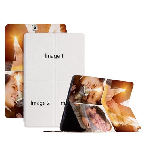 Nuouxoco Personalized Case for Samsung Galaxy Tab A 10.1 inch 2016 Release, Full Body Shockproof Protective Cover Folding Stand Case for Galaxy Tab A 10.1 (SM-T580/T585/T587),3 Layout pics