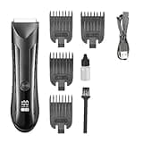 WTYBRMYO Mens Hair Clipper Cutting Machine Haircut Professional Trimmer Digital Display for Men(Black)