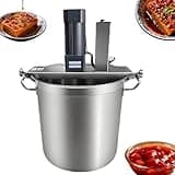 60L Commercial Food Mixer with 4-Blade Scraper, Stainless Steel, Variable Speed, Automatic for Jam & Sauce