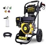 Aceup Energy 3400 PSI Gas Pressure Washer for Vehicles Walls Gardens Farms