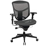 WorkPro® Quantum 9000 Series Ergonomic Mid-Back Mesh/Mesh Chair, Black