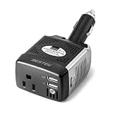 BESTEK 150W Power Inverter 12V to 110V, 3.1A Dual USB Car Charger