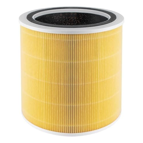 HEPA Carbon Combined Filter,Compatible For Levoit Core 400 And Core 400S Air Purifier,High Efficiency,Low Noise,Long Lasting,Easy Install(Yellow Filter)