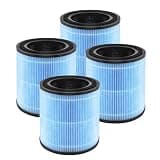 AP0601 Replacement Filter Compatible with AIRTOK AP0601 air Purifier, 4-in-1 True Air Purifier Filter, High efficiency activated carbon Filter, 4PACK