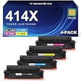 TESEN 414X Toner Cartridges 4 Pack Wroks with Color Pro MFP M479fdw M479fdn M479dw Pro M454dw M454dn M479 M454 M480f Series Printers | W2020X W2021X W2022X W2023X