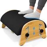 YESHEIN Ergonomic Foot Rest Under Desk At Work, 6 Positions, Bamboo Wood