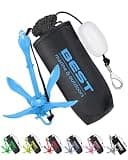 Best Marine and Outdoors Kayak Anchor, 3.5 Pound Anchor System Kit for Kayaks, Canoes, SUP Paddle Boards & Jet Skis, Fishing, Boating & Kayaking Accessories (Blue)