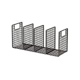 CFGH6FDF Desktop Multi-Tiered Simple Bookshelf Iron Storage Rack with Handle Freestanding Book Shelf
