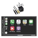 Blaupunkt SAO Paulo 500 7" Touchscreen Double Din Bluetooth MP3 Stereo Receiver with Rear View Back-up Camera