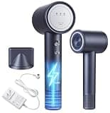 YALICE Cordless Hair Dryer Rechargeable with Digital Screen, 15000mAh Travel Hair Dryer with Magnetic Nozzle, 4 Mode Portable