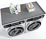 Washer Dryer Countertop, 54" x 27.5" Large Washer and Dryer Covers for The Top, Non-Slip Waterproof Silicone Dryer Top Protector Mat, Washer Dryer Topper for Laundry Room Kitchen Home(Gray)