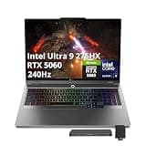 Lenovo Legion 5 16" WQXGA 240Hz Gaming Laptop, Intel Ultra 9 275HX, NVIDIA GeForce RTX 5060 8GB GDDR7, 64GB DDR5, 4TB SSD, 24-Zone RGB Backlit Keyboard, Win 11 Pro, Gray, 1TB Docking Station