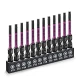 TGFTGF 12PCS T15 2in Torx Bit Set
