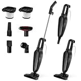 Zefiro Lightweight Corded Stick Vacuum, High Suction Bagless Small Vacuum Cleaner for Carpet Hardwood Floor Pet Hair, Portable Handheld Vacuum for Home RV Apartment Stairs Sofa