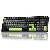 AULA F99 Pro Wireless Mechanical Keyboard with Knob,Creamy Sound,Tri-Mode BT5.0/USB-C/2.4GHz Hot Swappable Keyboard,Gasket Structure,RGB Backlit Computer Gaming Keyboards