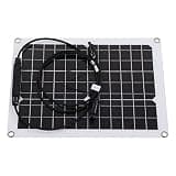 HaloVerde Monocrystalline Solar Panel 15W with Flexible Design, Portable 12V Solar Panel Charger for Camping, Fishing Boats, RVs, and Outdoor Power