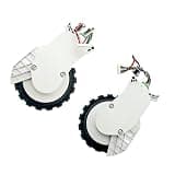 TDUTMKS Silent Anti-Deviation Left & Right Walking Wheel, Smooth Obstacle Crossing Stable Navigation Compatible with Mijia X10, X20, S10, Robot Vacuum Cleaner(Wheel 1 Set)