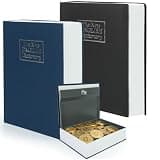 DreamsEden 2 Pack Diversion Book Safe with Key Lock, XL Steel Security Box