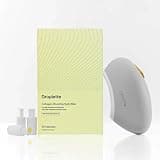 Droplette Ultra Starter Set – Patented Micro-Infuser Skincare Device with Collagen Hydrofiller Capsules for Hydration & Plumping – Dove Grey Device with 28 Single-Use Capsules