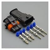 3 Pin 1928404074 Automotive Connectors Crimp and Wire(4sets female male)