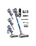 XenonLab Cordless Vacuum Cleaner, 75Mins/55KPa/650W Freestanding Stick Vacuum Cleaners for Home, Rechargeable, Lightweight, Cone Filtration&Anti-Tangle,Hardwoods, Pet Hair