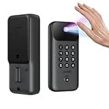Lockin Veno Go Palm Vein Smart Lock with Built-in Wi-Fi & Matter, Keyless Entry Smart Deadbolt Door Lock, 5 Unlock Methods, ANSI Grade 3 Security, 7-Month Rechargeable Battery, IP53 Waterproof