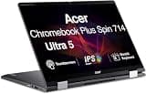 ME2 Customized Chromebook, Created Using Acer Chromebook Plus Spin 714 AI Powered Chromebook 14.0" WUXGA DisplayIntel Ultra 5 115U, Intel Graphics, 8GB LPDDR5, 256GB/512GB/1TB/2TB PCIe SSD, Chrome OS