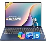 EBRANE Customized Lenovo FHD Touchscreen Business Laptop, 13th Gen Intel Core i5 (10 Cores), 8GB/16GB/40GB RAM | 128GB/256GB/512GB/1TB/2 TB SSD, Windows 11 with Office 365 for Web