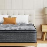 12 Inch Queen Mattress Hybrid Mattress in a Box, Memory Foam Mattress with Pocket Spring for Pressure Relief, Ergonomic Support & Motion Isolation, Medium Firm (12Inch, 152x203x30cm)
