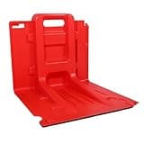 Changor L Shaped Baffle Flood Barrier Durable Emergency Flood Box Wall for Garage Basement ABS Material 1 Unit