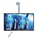 iumLeap Electric TV Ceiling Mount - Ceiling Monitor Stand, Motorized TV Mount Lift with Remote Control, Adjustable Height and Tilt Bracket, Suitable for 26-70 Inch Screen, 26-70 Inch Screen-120cm
