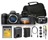 Nikon Z7 II Mirrorless Camera with FTZ II Mount Adapter Bundle, 45.7MP Full Frame Digital Camera, 4K60 Video, Dual EXPEED 6, 493-Point AF + 120GB XQD Memory Card + Camera Bag