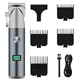 Professional Hair Clippers for Men, T9 USB Hair Clipper Professional Electric Hair Trimmer Barber Shaver Trimmer Beard 0mm Men Hair Cutting Machine For Men