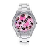 FekiLoot Watches for Men Big Face Stainless Steel Wristwatch Casual Watch