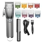 EOYLMIRL Mens Hair Clippers Rechargeable Trimmer for Men Electric Cordless Clipper Adjustable Cutting Machine Barber Set