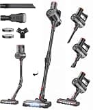 RONEAIR Cordless Vacuum Cleaners for Home,40Kpa 45Mins Self-Standing Vacuum Cleaner Cleans Under Furniture Without Bending,Powerful Stick Vacuum Cordless for Pet Hair,Hard Floors,Carpets,Car