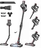 RONEAIR Cordless Vacuum Cleaners for Home,40Kpa 45Mins Self-Standing Vacuum Cleaner Cleans Under Furniture Without Bending,Powerful Stick Vacuum Cordless for Pet Hair,Hard Floors,Carpets,Car