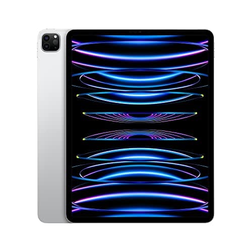 Apple 2022 iPad Pro 6th Gen (12.9-inch, Wi-Fi, 256GB) - Silver (Renewed Premium)