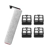 Compatible For Dreame,Wet Dry Vacuum Cleaner Roller Filter Accessories,H12 Pro / H12 Plus Soft Brush Spare Parts(5pcs)