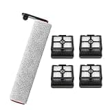 Compatible For Dreame,Wet Dry Vacuum Cleaner Roller Filter Accessories,H12 Pro / H12 Plus Soft Brush Spare Parts(5pcs)