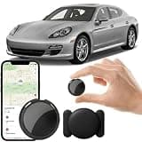 GPS Tracker for Vehicles No Subscription Work with Find My(iOS Only) Magnetic Case Real Time Mini Item Finder Global Coverage Hidden Car Locator Tracking Device No Monthly Fee or SIM Card Required