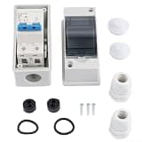 Easily Operated Waterproof Solar PV Cell Combiner Box Featuring a Reliable AC Circuit Breaker and Junction Setup (25A)