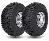 15x6.00-6 Lawn Mower Tire and Wheel Front Tire Compatible with John Deere Craftsman Husqvarna Riding Mowers Lawn Tractors