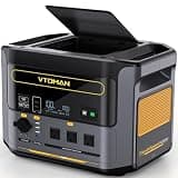 VTOMAN FlashSpeed 1000 Portable Power Station, 828Wh LiFePO4 Battery Solar Generator with Expandable Capacity 2376Wh, 1H Fast Charging(0-80%), 2000W Peak for Home Backup, Camping, Power Outages