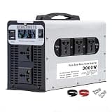 HENGJINGTR 72V to 110V, 3000W Pure Sine Wave Inverter 12V-72V DC to 120V 230V AC Converter, Power Inverter for Truck, Home, RV, Off-Grid Solar Power Inverter,12V to 230V 50Hz